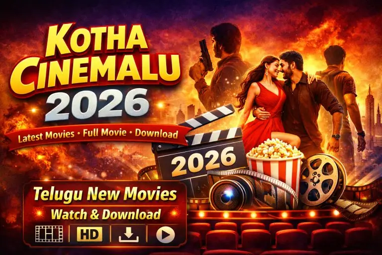 Latest Kotha Cinemalu 2026 Telugu new movies banner